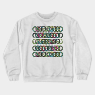 linked floral chain Crewneck Sweatshirt